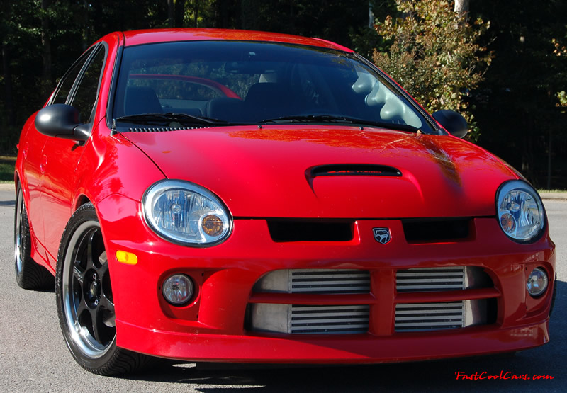 2005 Dodge SRT-4 2.4L DOHC Turbo - 3", 02 housing - 3" Turbo Back Exhaust, - 3" CAI - Brian Crower Stage 2 Cams - Monster - MSD - AEM - Walbro - Lowered - Big Turbo SOON... ( Enlarged version, High Resolution - High Quality pictures, the best fast cool car pics around. )