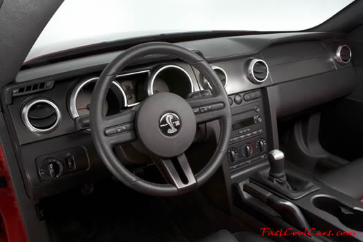 2006 - 2007 Shelby Cobra GT500, close-up interior view