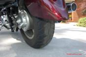 2007 Yamaha V- Star 1100 Silverado, rear rubber