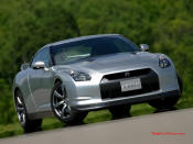 2008 Nissan GT-R - the brand new 3.8-liter twin turbo V6 VR38DETT engine is specially developed for the Nissan GT-R. It produces  473 bhp at 6400rpm and maximum torque of 434 lb/ft from 3200 to 5200rpm. This makes the Nissan GT-R one of the most powerful Japanese road cars and the most powerful production car ever built by Nissan.