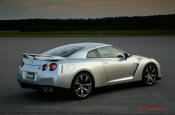 2008 Nissan GT-R - the brand new 3.8-liter twin turbo V6 VR38DETT engine is specially developed for the Nissan GT-R. It produces  473 bhp at 6400rpm and maximum torque of 434 lb/ft from 3200 to 5200rpm. This makes the Nissan GT-R one of the most powerful Japanese road cars and the most powerful production car ever built by Nissan.