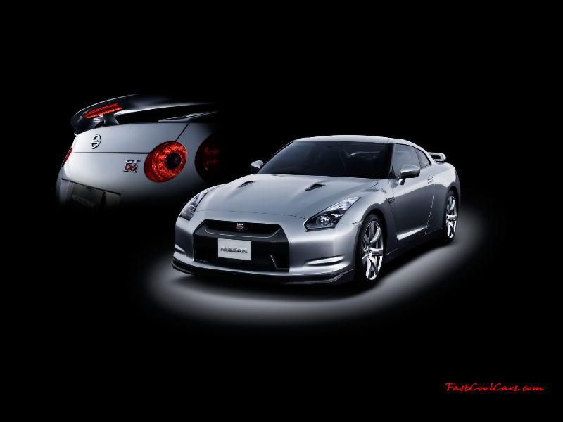 2008 Nissan GT-R - the brand new 3.8-liter twin turbo V6 VR38DETT engine is specially developed for the Nissan GT-R. It produces  473 bhp at 6400rpm and maximum torque of 434 lb/ft from 3200 to 5200rpm. This makes the Nissan GT-R one of the most powerful Japanese road cars and the most powerful production car ever built by Nissan.