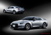 2008 Nissan GT-R - the brand new 3.8-liter twin turbo V6 VR38DETT engine is specially developed for the Nissan GT-R. It produces  473 bhp at 6400rpm and maximum torque of 434 lb/ft from 3200 to 5200rpm. This makes the Nissan GT-R one of the most powerful Japanese road cars and the most powerful production car ever built by Nissan.