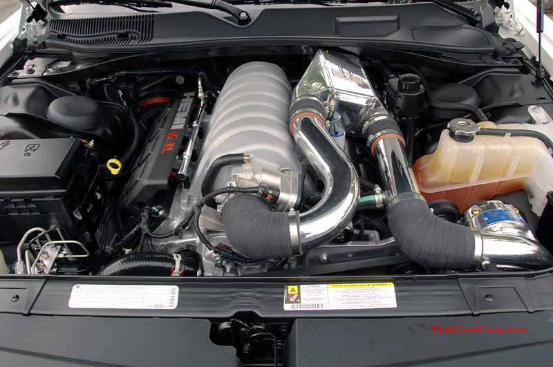 Supercharged Hurst Dodge Challenger, 6.1 Hemi with blower. Many packages available, up to 572 HP, wow.