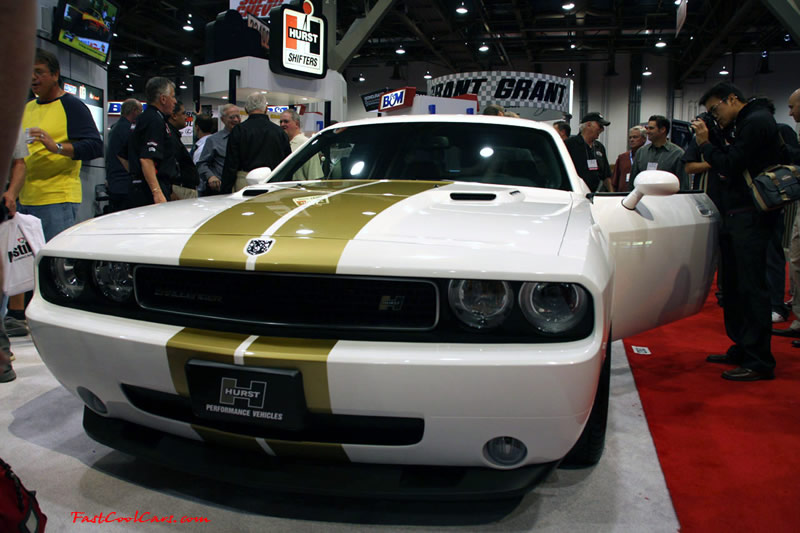 Supercharged Hurst Dodge Challenger, 6.1 Hemi with blower. Many packages available, up to 572 HP, wow.