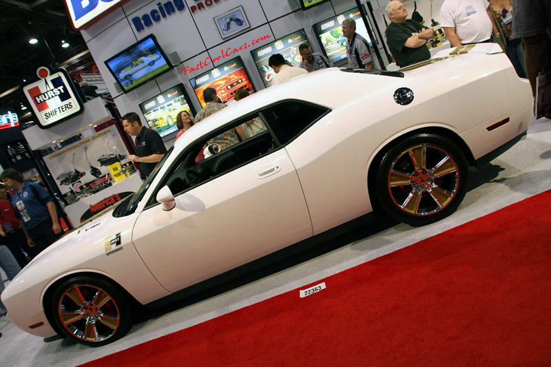 Supercharged Hurst Dodge Challenger, 6.1 Hemi with blower. Many packages available, up to 572 HP, wow.