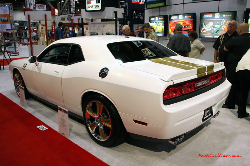 Supercharged Hurst Dodge Challenger, 6.1 Hemi with blower. Many packages available, up to 572 HP, wow.