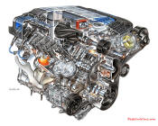 2009 Chevrolet LS9 Supercharged V8, 638 horse power.