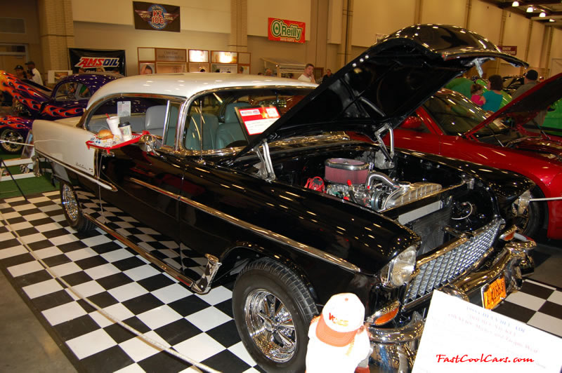 The 2009 World of Wheels Show in Chattanooga, Tennessee. On Jan. 9th,10, & 11th, Pictures by Ron Landry. Nice two door Chevrolet and the colors are mint.