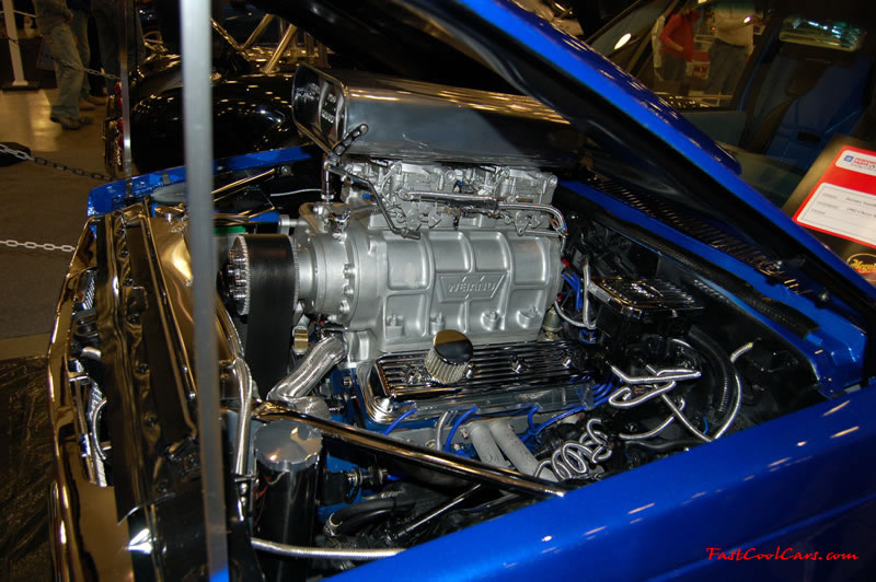 The 2009 World of Wheels Show in Chattanooga, Tennessee. On Jan. 9th,10, & 11th, Pictures by Ron Landry. Big blower in little truck... LOL