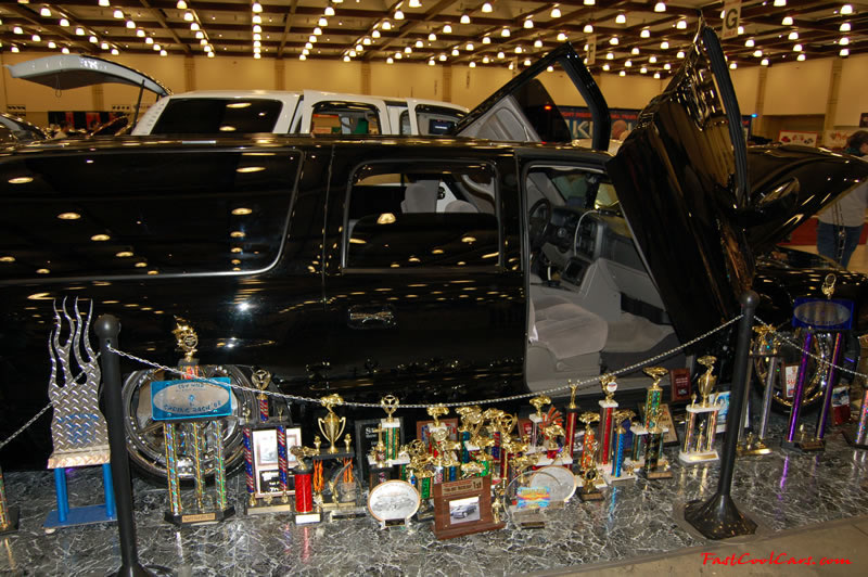 The 2009 World of Wheels Show in Chattanooga, Tennessee. On Jan. 9th,10, & 11th, Pictures by Ron Landry. Low rider with lambo doors very cool, and a lot of trophy's too.