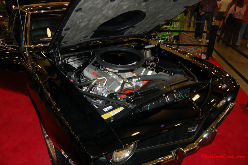 The 2009 World of Wheels Show in Chattanooga, Tennessee. On Jan. 9th,10, & 11th, Pictures by Ron Landry. Big block Chevy Camaro SS in black, very slick and smooth.