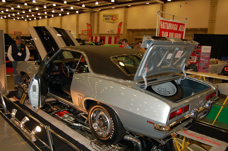 The 2009 World of Wheels Show in Chattanooga, Tennessee. On Jan. 9th,10, & 11th, Pictures by Ron Landry. muscle car that is so clean underneath that you could eat off it. look in the mirrors.