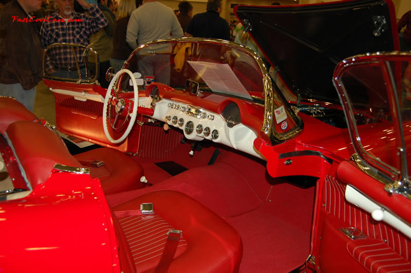 The 2009 World of Wheels Show in Chattanooga, Tennessee. On Jan. 9th,10, & 11th, Pictures by Ron Landry. One of the very first Corvettes made, it has a 6 cylinder engine too.