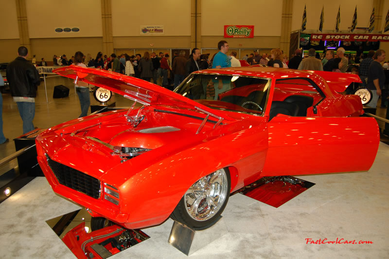 The 2009 World of Wheels Show in Chattanooga, Tennessee. On Jan. 9th,10, & 11th, Pictures by Ron Landry. This is one of the most customized Camaros that I have ever seen, what a great job.