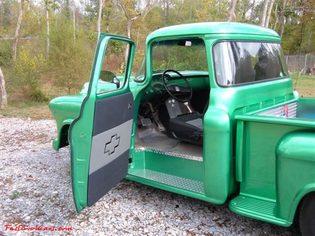 1956 Chevrolet truck big back window pro-street show 350 bored 60 - For Sale