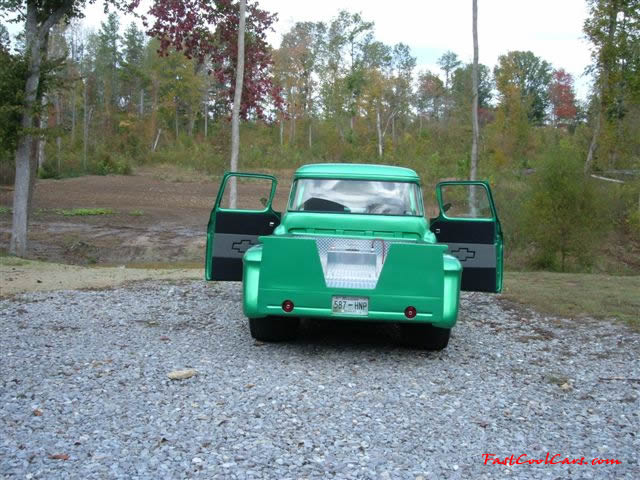 1956 Chevrolet truck big back window pro-street show 350 bored 60 - For Sale