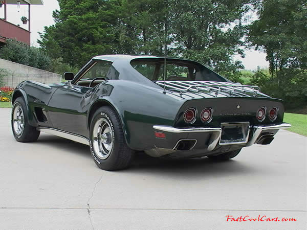 1973 Chevrolet Corvette left rear view