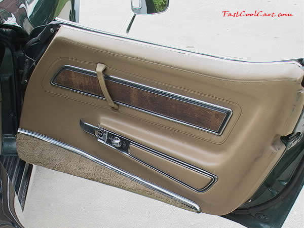 1973 Chevrolet Corvette right door panel interior