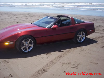 1987 Chevrolet Corvette - With highly polished aluminum intake and other parts.