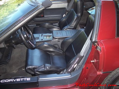 1987 Chevrolet Corvette - With highly polished aluminum intake and other parts.