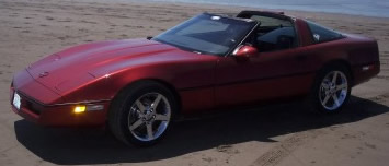 1987 Chevrolet Corvette - With highly polished 2006 Corvette Aluminum wheels.