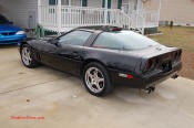 1990 Chevrolet Corvette - 6 Speed, Borla exhaust, C6 Z06 Chrome Wheels, slotted and drilled rotors.