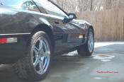 1990 Chevrolet Corvette - 6 Speed, Borla exhaust, C6 Z06 Chrome Wheels, slotted and drilled rotors.