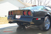 1990 Chevrolet Corvette - 6 Speed, Borla exhaust, C6 Z06 Chrome Wheels, slotted and drilled rotors.