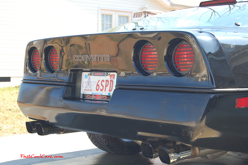 1990 Chevrolet Corvette - 6 Speed, Borla exhaust, C6 Z06 Chrome Wheels, slotted and drilled rotors.