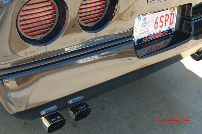 1990 Chevrolet Corvette - 6 Speed, Borla exhaust, C6 Z06 Chrome Wheels, slotted and drilled rotors.