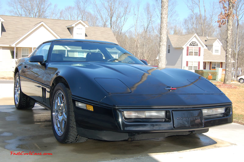 1990 Chevrolet Corvette - 6 Speed, Borla exhaust, C6 Z06 Chrome Wheels, slotted and drilled rotors.