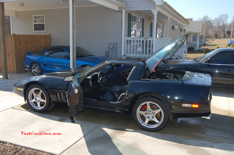 1990 Chevrolet Corvette - 6 Speed, Borla exhaust, C6 Z06 Chrome Wheels, slotted and drilled rotors.