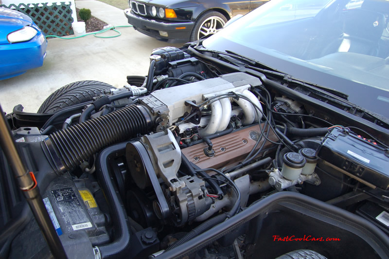 1990 Chevrolet Corvette - 6 Speed, Borla exhaust, C6 Z06 Chrome Wheels, slotted and drilled rotors.