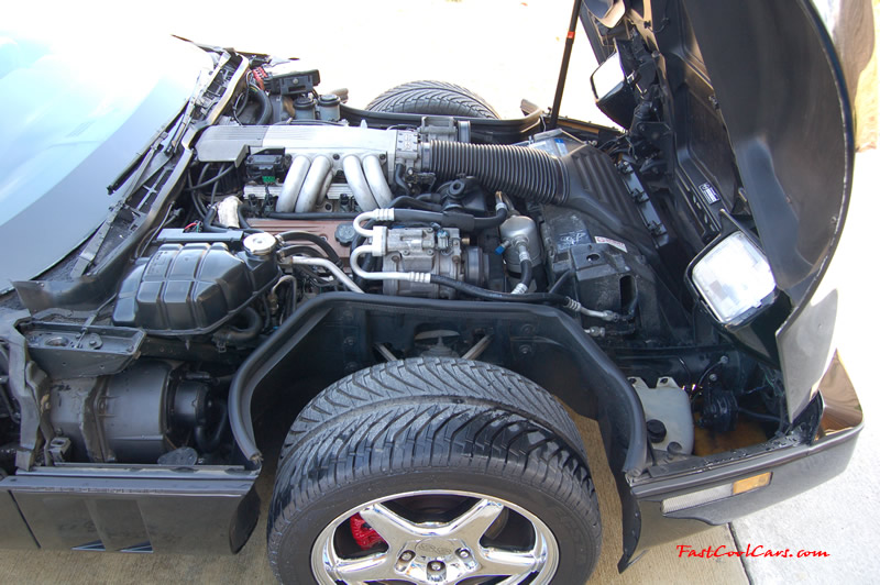 1990 Chevrolet Corvette - 6 Speed, Borla exhaust, C6 Z06 Chrome Wheels, slotted and drilled rotors.