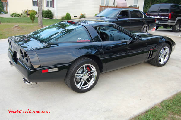 1990 Chevrolet Corvette - 6 Speed, Borla exhaust, C6 Z06 Chrome Wheels, slotted and drilled rotors.