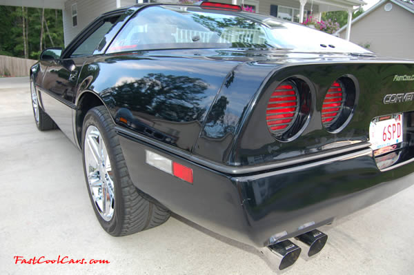 1990 Chevrolet Corvette - 6 Speed, Borla exhaust, C6 Z06 Chrome Wheels, slotted and drilled rotors.