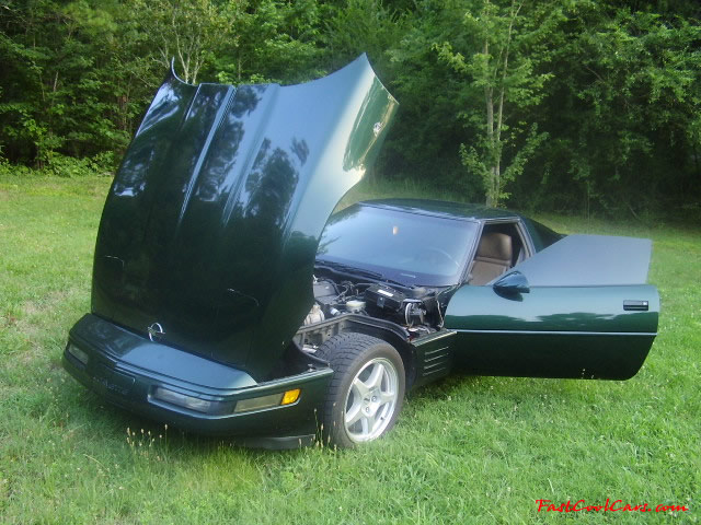 1993 Chevrolet Corvette - 40th Anniversary edition - LT1 - 6 Speed, ZR1 wheels, fast cool car for sure.