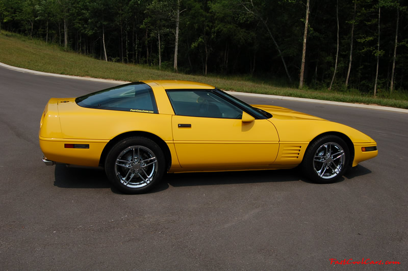 1994 Competition Yellow Chevrolet Corvette, 383 stroker LT1, 6 speed.