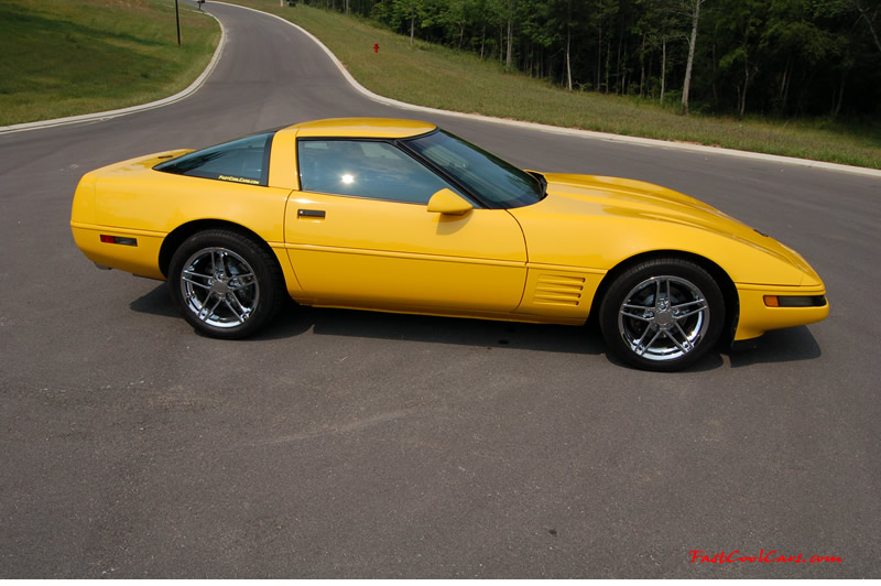 1994 Competition Yellow Chevrolet Corvette, 383 stroker LT1, 6 speed.