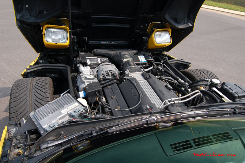 1994 Competition Yellow Chevrolet Corvette, 383 stroker LT1, 6 speed.