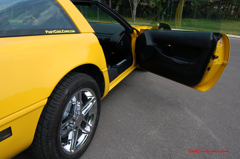 1994 Competition Yellow Chevrolet Corvette, 383 stroker LT1, 6 speed.