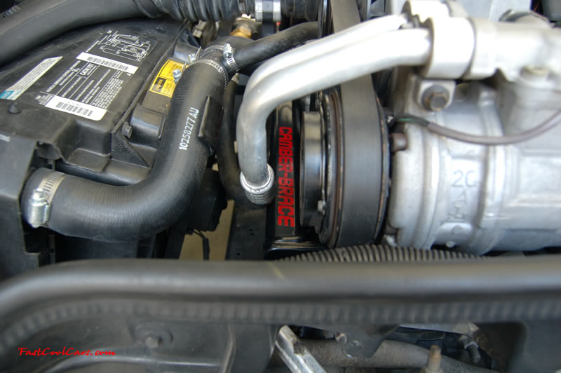 R&D Racing Camber Brace, C4 Corvette suspension upgrade on my 1994 competition yellow 383 stroker LT1 6 speed Corvette.