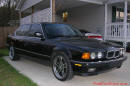 1994 BMW 740iL with 19" chrome M-Parallel wheels, 275/30/19 on the rear, and 245/35/19 on the fronts.