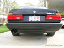 1994 BMW 740iL with chrome 19 inch M-Parallel wheels, what a rear end view.