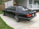 1994 BMW 740iL with chrome 19 inch M-Parallel wheels