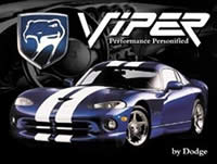 Dodge Viper GTS Performance Personified promotional ad