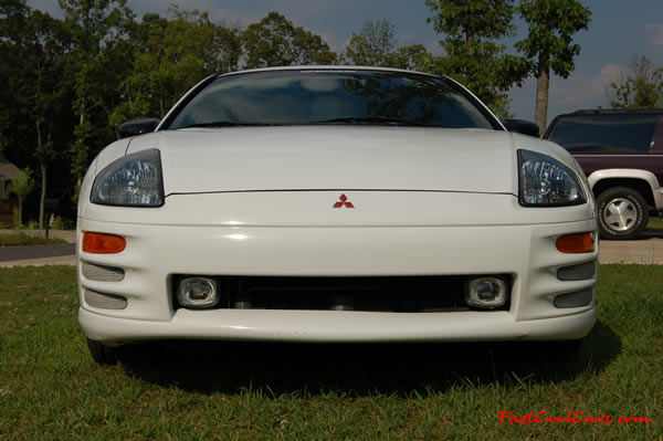 Heather's Fast Cool Car - 2000 Mitsubishi Eclipse GT - With new chrome 17" wheels and chrome tail lights.