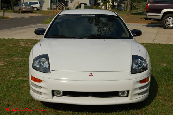 Heather's Fast Cool Car - 2000 Mitsubishi Eclipse GT - With new chrome 17" wheels and chrome tail lights.