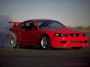 2000 Ford SVT Mustang Cobra R - what a burnout!!